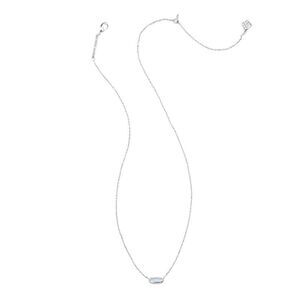 Kendra Scott -  Emma Rhodium Over Brass Pendant Neckl Brass